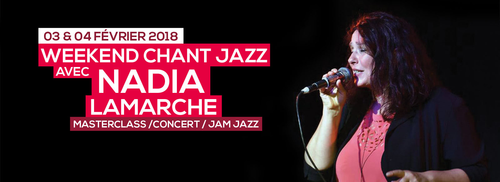 Weekend chant jazz avec Nadia Lamarche