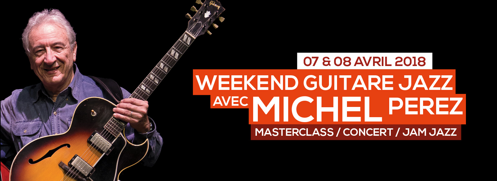 Weekend guitare jazz avec Michel Perez