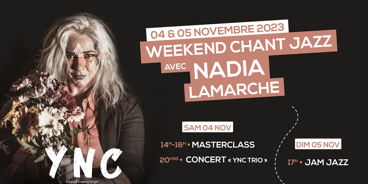 Weekend chant jazz avec Nadia Lamarche